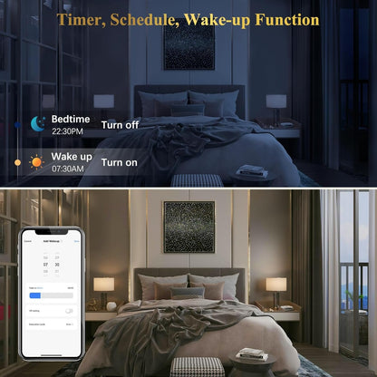 DiCUNO Smart Light Bulb, Alexa & Google Assistant Compatible, Dimmable RGBCW Color Changing WiFi & Bluetooth LED Bulb, No Hub Required, A19 E26 60W Equivalent, Pack of 6