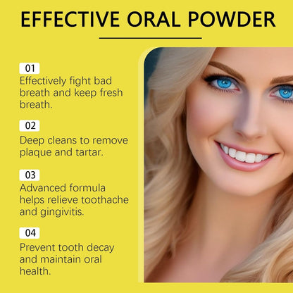 Polvere Sbiancante For Denti Oral Care - Alito Fresco, Rimozione Delle Macchie E Igiene Orale, Soluzione For La Pulizia Dei Denti Facile Da Usare(3PCS)