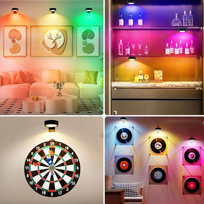 Frame Lights for Wall, Smart Control Wireless Battery Operated Wall Lights with Timer and Adjustable Brightness - Versatile Art Lighting for Home, Living Room, Bedroom, Dining Room, and Decor