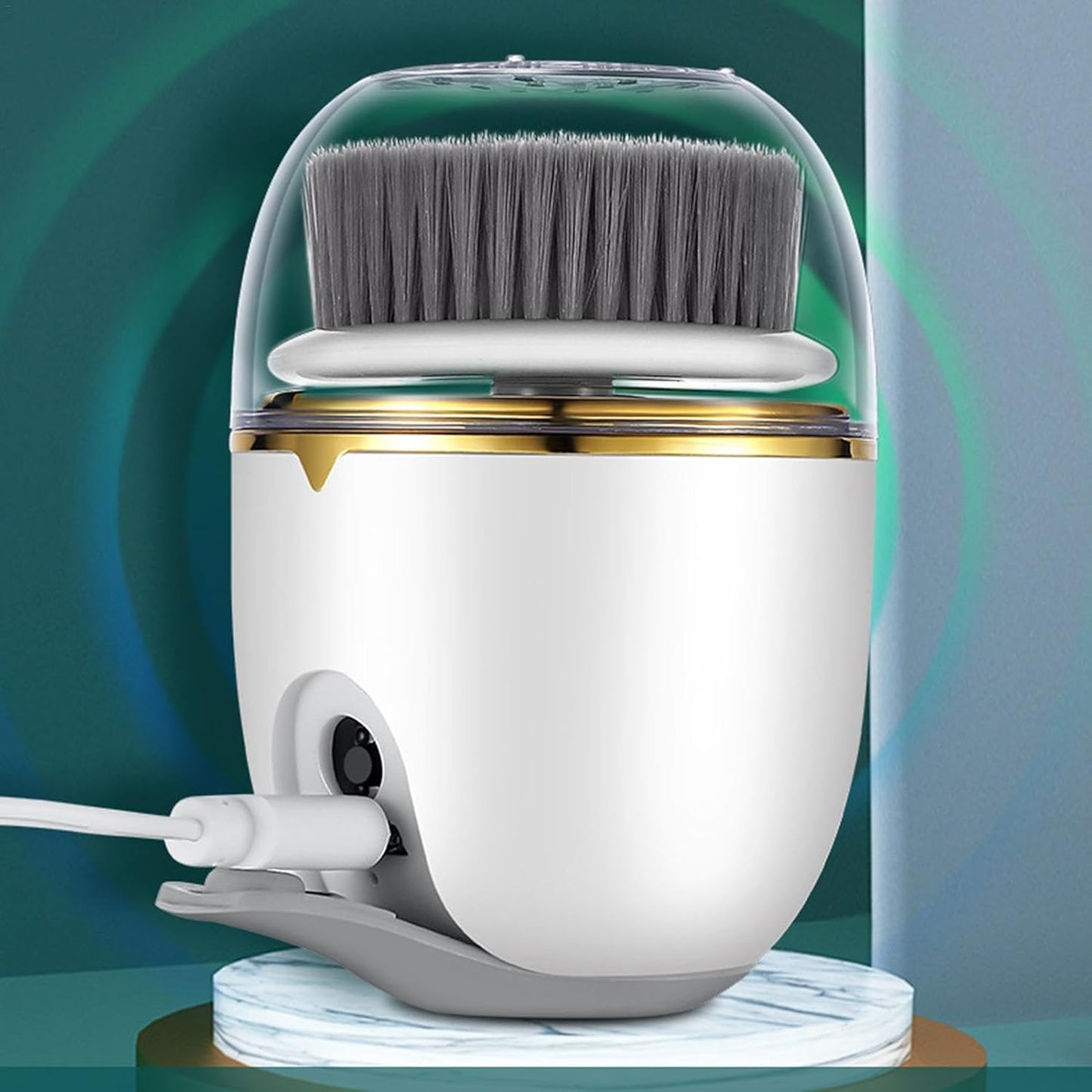 Gentle Brush | Facial Skincare Tools | Deep Cleaning Facial Brushes | Portable Cleansing Device | Compact Skin Scrubber | Waterproof Facials Brush for Travel, Home, Business Trip
