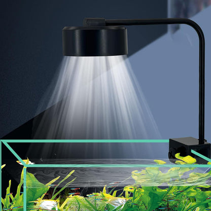 LED Aquarium Light, Saltwater Fish Tank Lamp, Smart 3 Mode Brightness Control, 15.5x6x13.6cm, 360 Adjustable Lighting, for Shrimp, Marine Fish, Coral Reef, Freshwater Displays