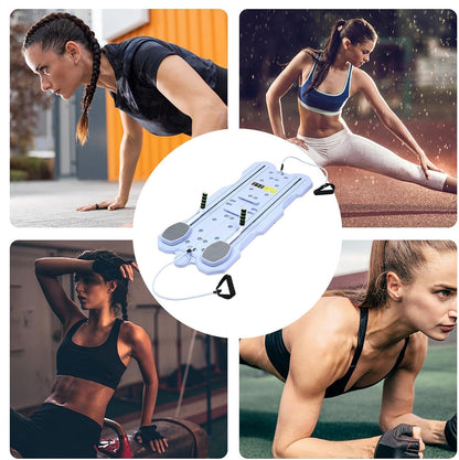 Pilates Board Travel, Ab Trainer Home, Pushup Board Equipment, Portable Pilates Board, Home Workout Gear, Workout Equipment Travel, Pilates Sliding Workout, Men Workout Board, Pilates Core Trainer