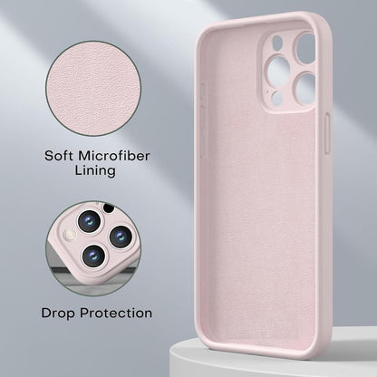 RUNGOS for iPhone 12 Pro Max Case Magsafe, with Stand & Ring Holder [Natural Liquid Silicone][Strong Magnetic] [Military-grade Shockproof] Soft Microfiber Lining Cover for iPhone 12 Pro Max Phone Case