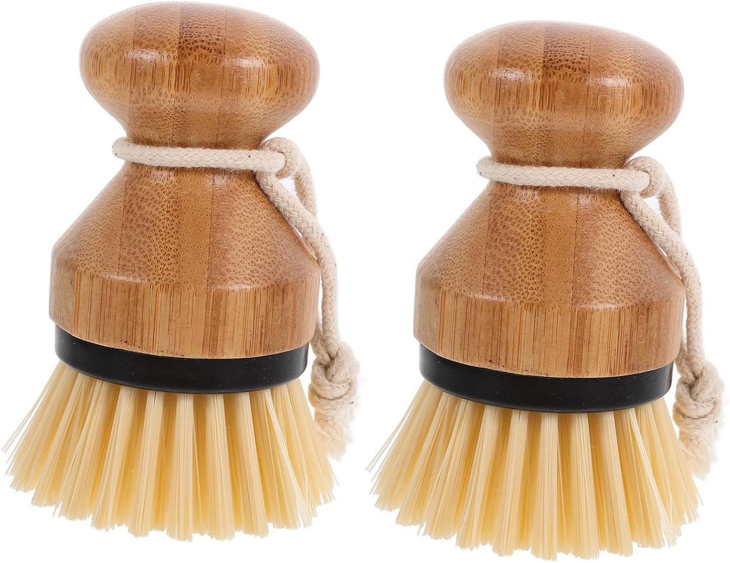 Alipis 2pcs Handle Dish Brush Ergonomic Dish Scrubber for Pots Pans Sinks Stovetops Kitchen Cleaning