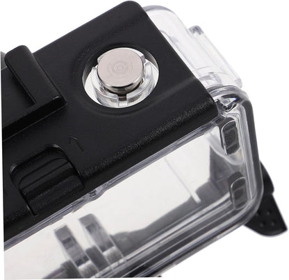 LABRIMP Camera Case for Digital Cameras Transparent Dive Shell with Dual Cold Shoe Mounts