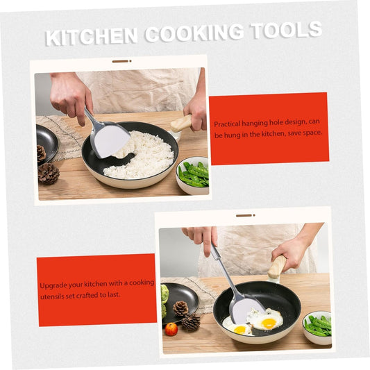 UTHCLO 7Pezzi Utensili Acciaio Inossidabile Gadget Per Cottura e Pentolame Include Schiumarola e Spatola Utensili Essenziali Per Cucina