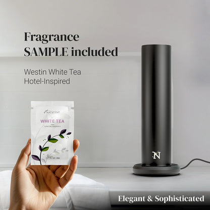 Dynamo Essential Oil Diffuser for Home with Fragrance Sample, App & Manual Control, Cold-Air Scent Diffusers for Home, Large Room, Hotel Scent Diffuser up to 1000sq.ft Black Aroma Diffusers