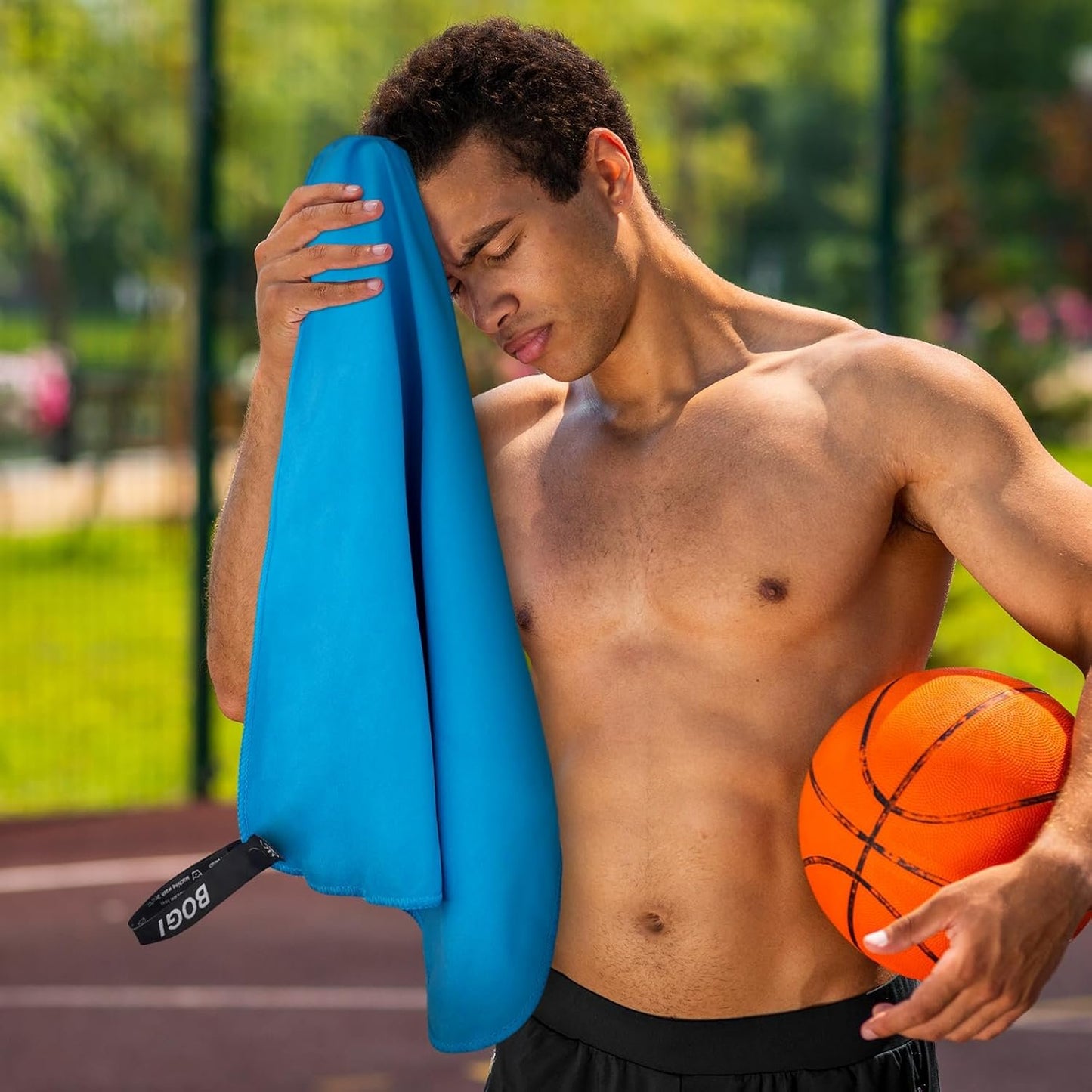 BOGI Microfiber Travel Sports Towel-Quick Dry Towel, Soft Lightweight Microfiber Camping Towel Absorbent Compact Travel Towel for Camping Gym Beach Bath Yoga Swimming Backpacking (M:40''x20''-Hpink)