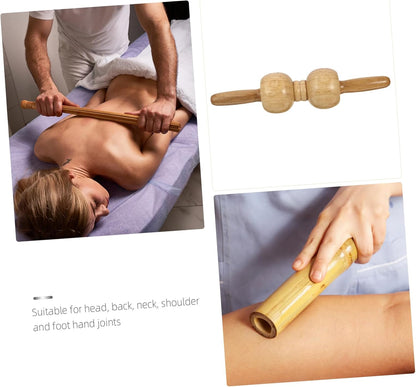 OATIPHO 1 Pezzo Massaggiatore per spalle e collo muscolo Indietro massaggio corpo punto di innesco massaggiatore a con funzionamento manuale strumento massaggiatore di legno