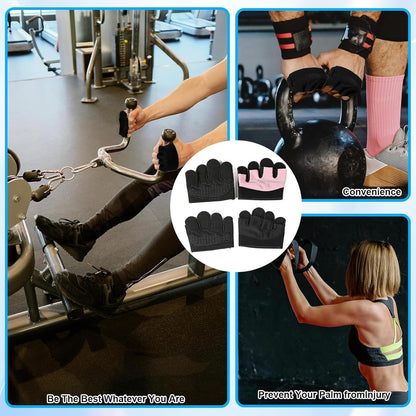 Workout Gloves Weight Lifting Gloves, Non-Slip Half Finger Workout Gloves for Gym,Portable Exercise Breathable Training for Home, Gym, Travel