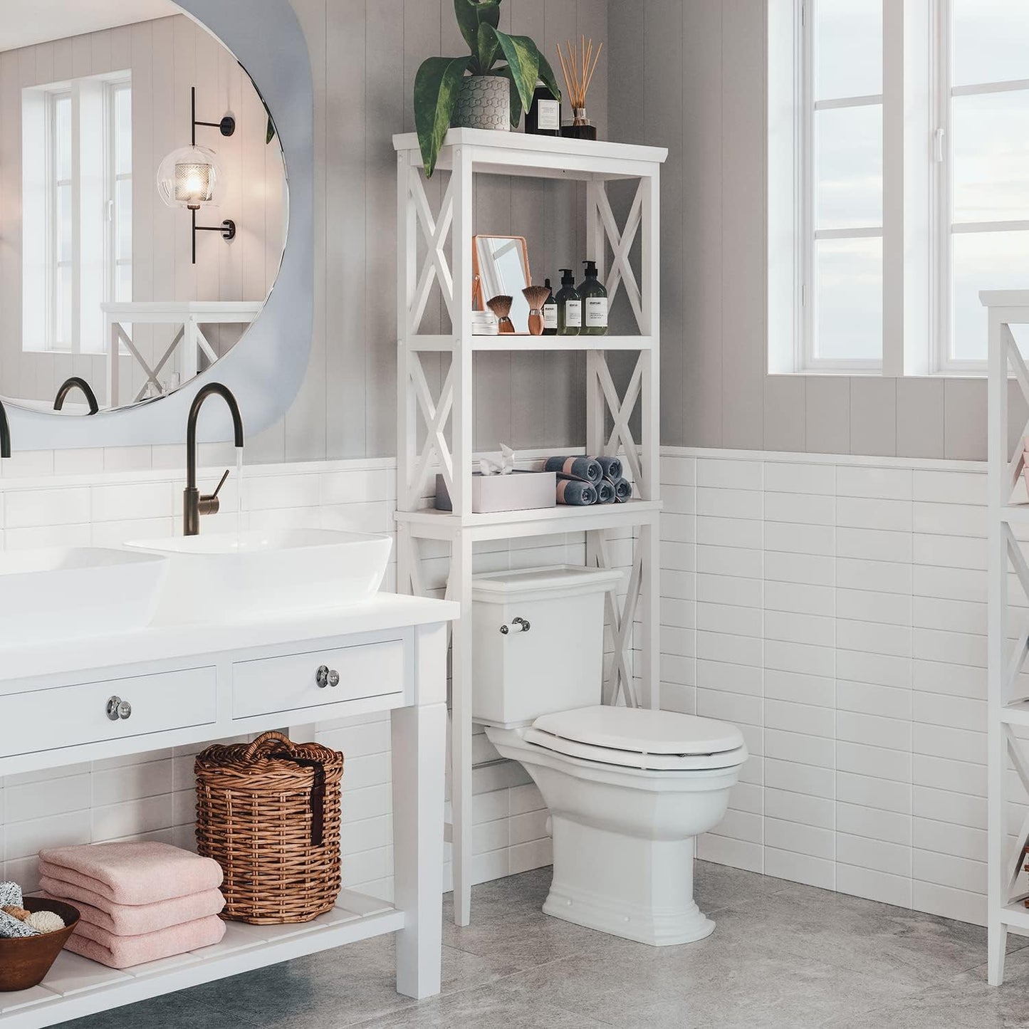 RiverRidge La Crosse Bathroom Storage Spacesaver