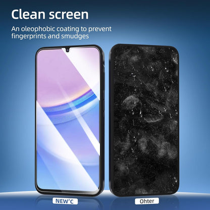 NEW'C 3 Pack Designed for Samsung Galaxy A15 5G /4G Screen Protector Tempered Glass,Case Friendly Ultra Resistant