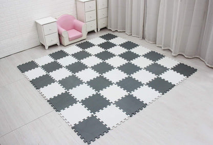meiqicool 18 Foam Mats Toy Ideal Gift,Colorful Tiles Multi Use,Create & Build A Safe Play Area Interlocking Puzzle eva Non-Toxic Floor for Children Toddler Infant Kids Baby Room & Yard Superyard 0112