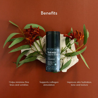 Botany Native Flora Daily Face Cleanser, Hydrating Foaming Gel with Vitamin C & Australian Native Extracts, Removes Impurities & Revitalizes Skin150ml