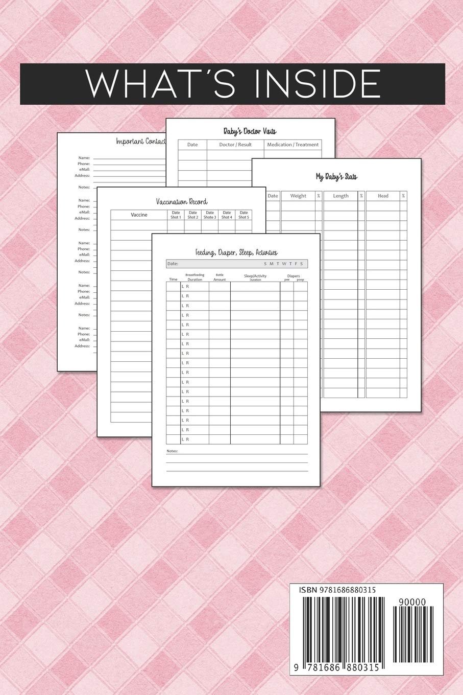 For the Baby Girl a Feeding Log Book: Logbook for Tracking Breastfeeding Information, Poop or Pee, Sleep Times and More for Your Newborn