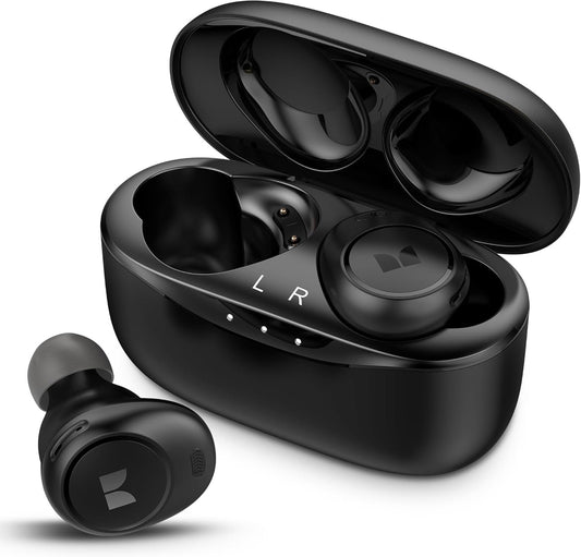 Monster Wireless Earbuds, Bluetooth 5.3 in-Ear Stereo Headphones, Touch Control, Charging Case, Fast Charging Sports Bluetooth Earphones, Type-C Charging, HD Clear Calls