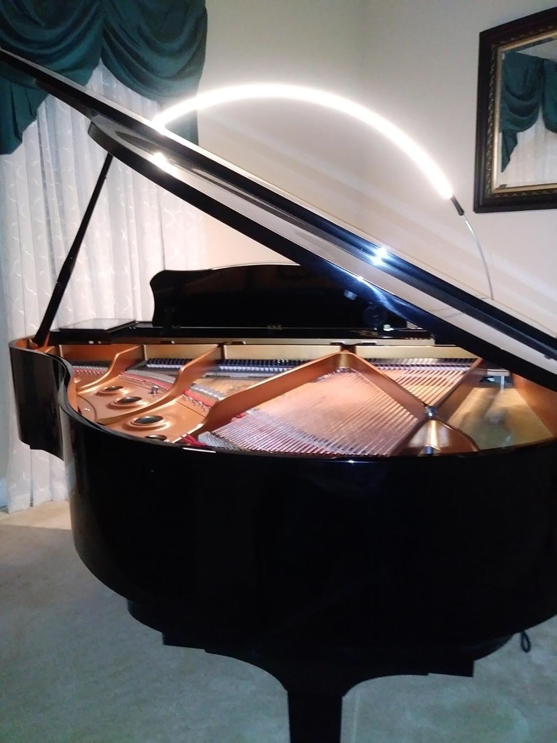 Brightech Sparq Arc Floor Lamp, Ultra Bright Lamp for Living Rooms & Offices – 3-Way Dimmable Smart, Tall Contemporary Standing Lamp for Reading in Bedrooms - Silver