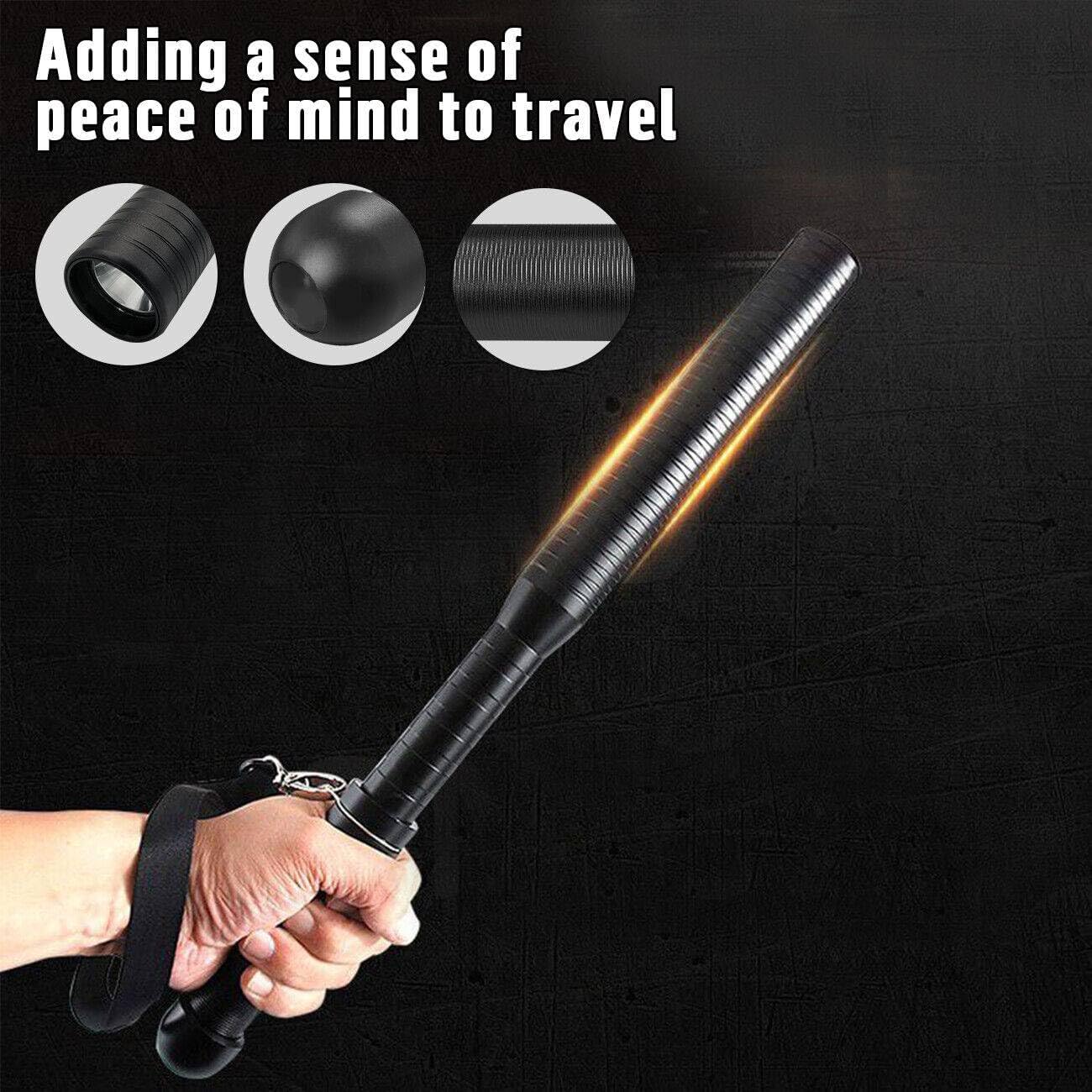 Ultra Bright 2200000LM LED Security Stick Torch Rechargeable Tactical Flashlight