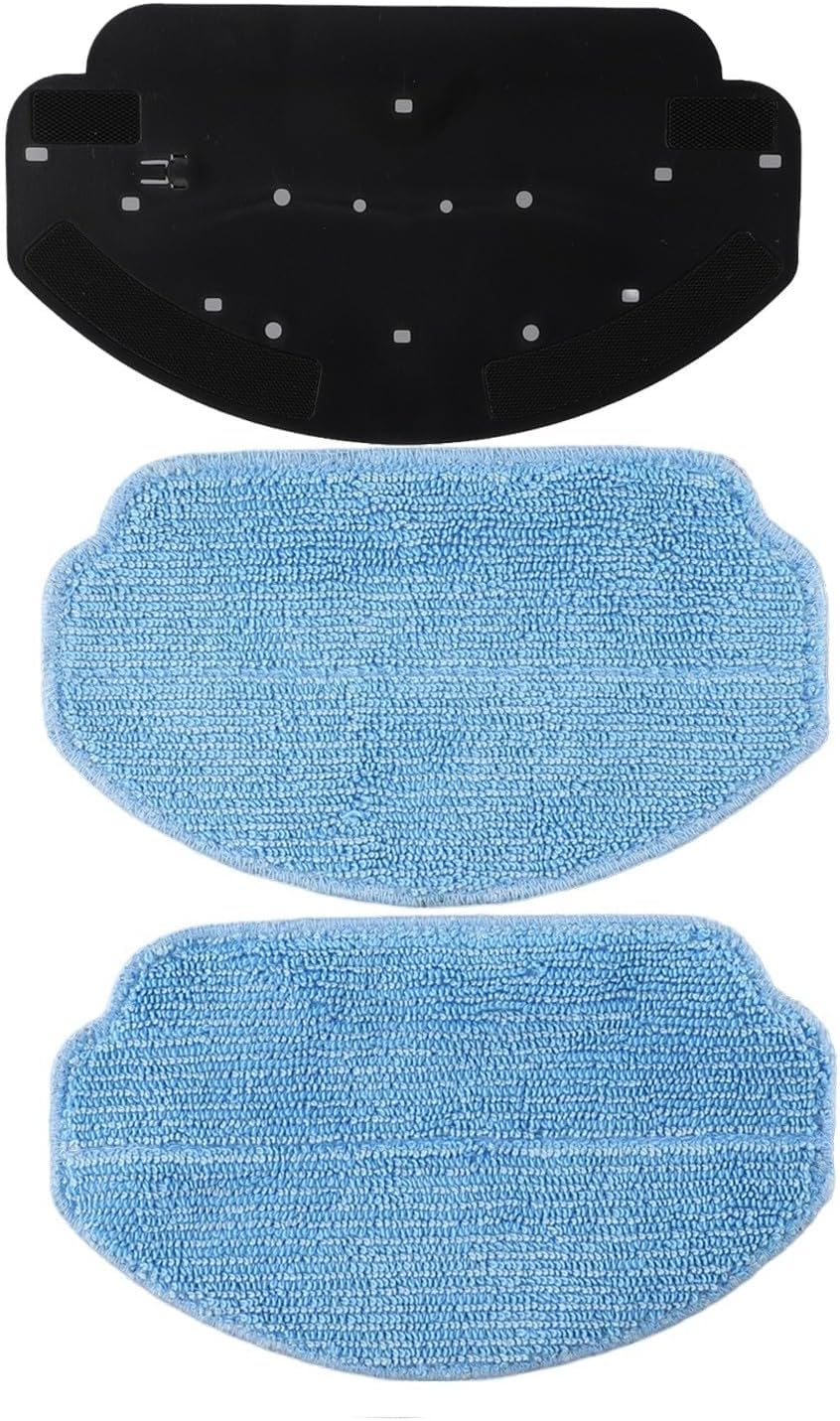 Staffa per robot aspirapolvere con cuscinetti di ricambio per MAMNV BR150 BR151 Cleaning Essentials (1 staffa per mocio + 2 stracci)