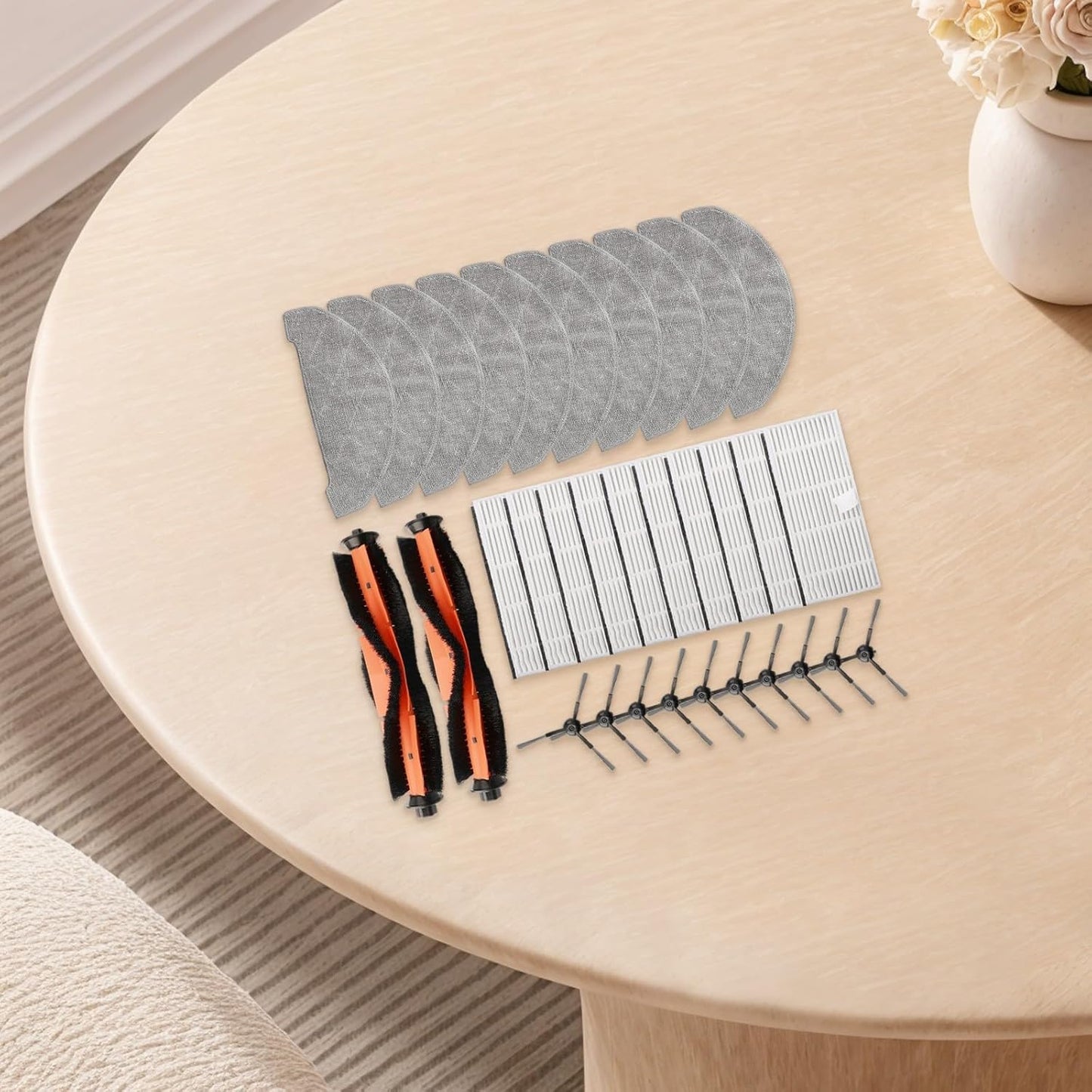 Cleaning Essentials - Parti di ricambio per aspirapolvere IMOU RV1 Pro Series, spazzole e filtri inclusi