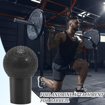 Attachment for Barbell | Gym Equipment T Bar Row Barbell Attachment,Natural Rubber Grip, 360 Rotation Home Gym Accessories for Full-Body Workout