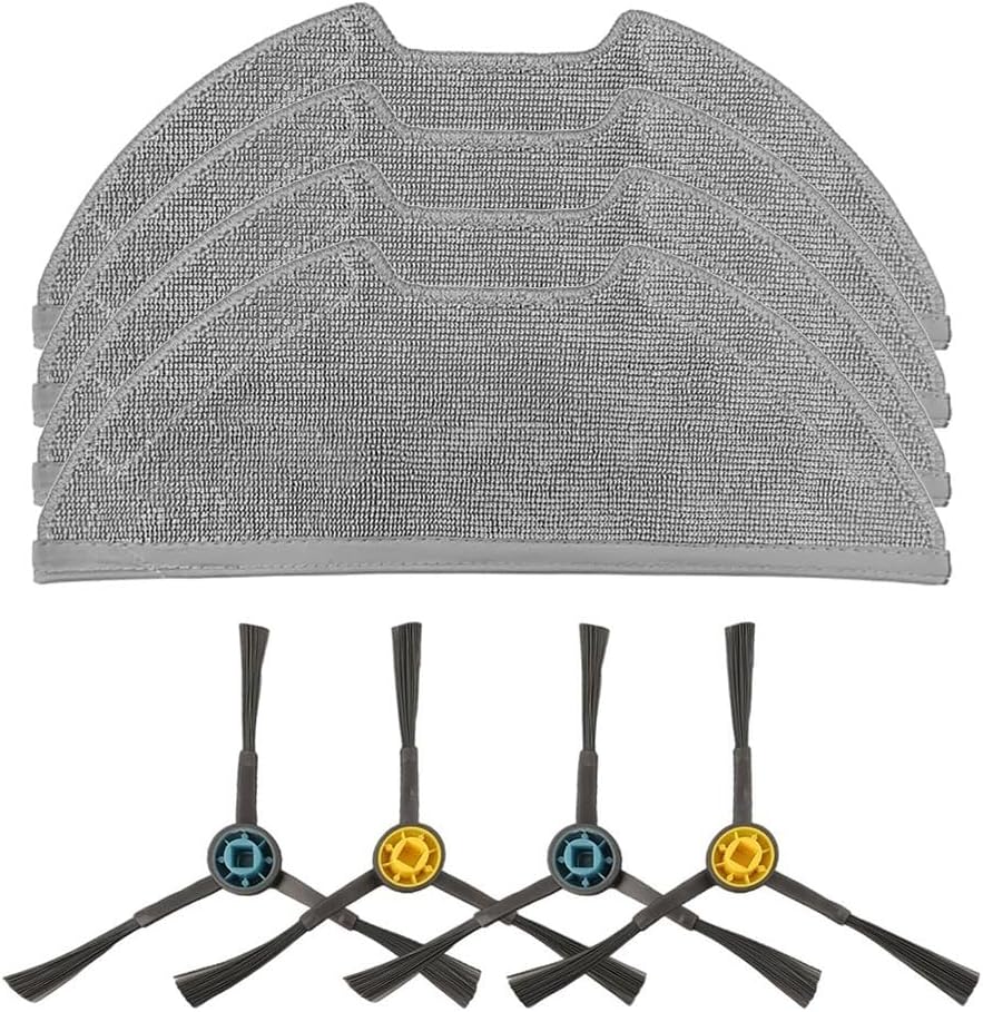 Cleaning Essentials - Panno mocio e spazzole laterali, compatibili con Eureka Series