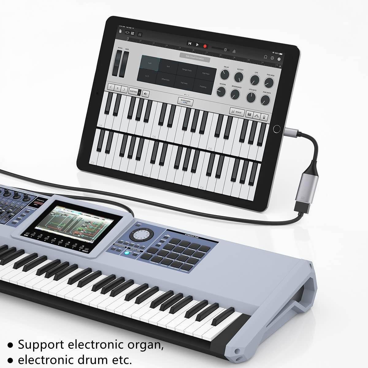 Lightning to USB Camera Adapter [Apple MFi Certified], IVSHOWCO iPhone to USB Female OTG Cable Adapter, iPad USB Adapter Supports USB Flash Drive, Card Reader, Mouse, Keyboard…