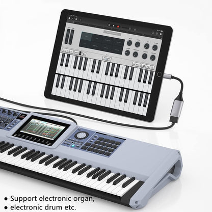 Lightning to USB Camera Adapter [Apple MFi Certified], IVSHOWCO iPhone to USB Female OTG Cable Adapter, iPad USB Adapter Supports USB Flash Drive, Card Reader, Mouse, Keyboard…