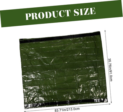 BESPORTBLE 1 Set Warm Blanket Tent Sleep Sack Survival Backpack Hiking Supplies Emergency Bag Outdoor Camping Supply Camping Gear Emergency Supplies Aluminum Film