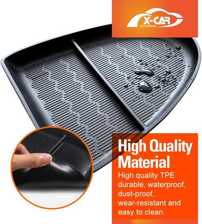 X-CAR Center Console Organizer Tray for BYD Atto 3 2022-2025 Storage Box TPE Car Interior Accessories