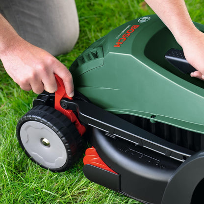 Bosch Corded Essentials Garden Kit: 1400w Lawn Mower + 450w Hedge Trimmer
