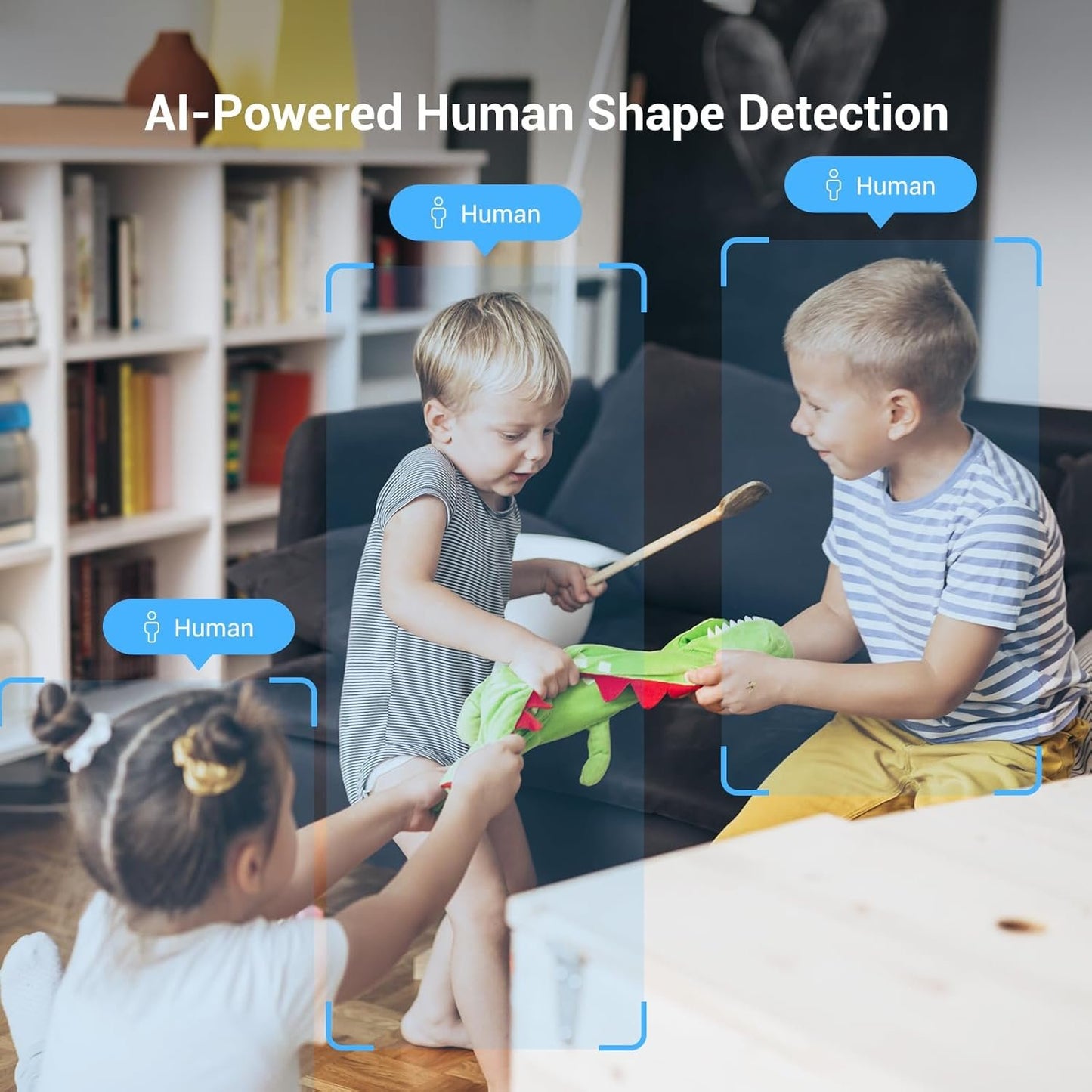 EZVIZ Indoor Security Camera, Pan/Tilt Wi-Fi Camera, 2K 3MP Home Camera, Pet/Baby Monitor, Color Night Vision, Smart Tracking, Human Detection, 2-Way Talk, Privacy Shutter, 512G SD/iCloud, Alexa, C6c