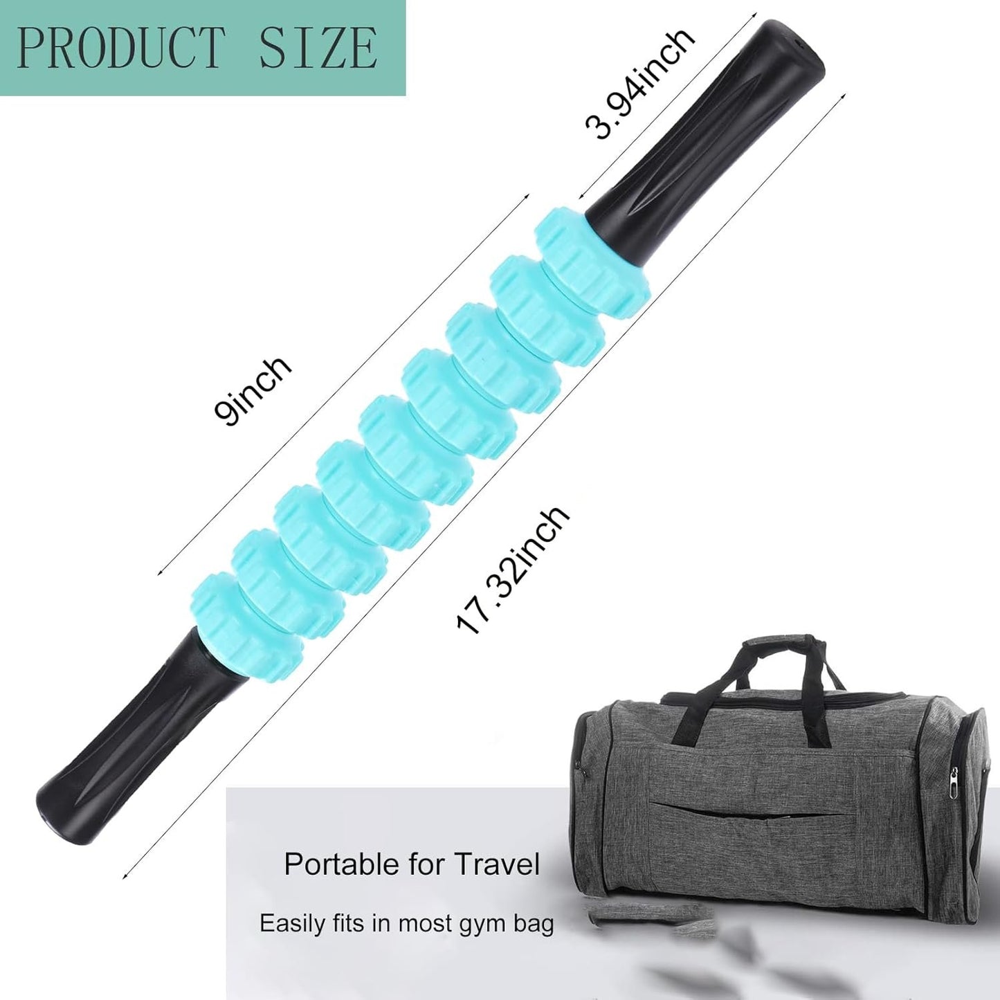 Liposuction Muscle Massage Roller Stick, Lymphatic Massager Roller Physical Therapy Roller Stick Relief Sore Muscle Tightness for Athletes, Yoga, Help Exercise Leg, Back Recovery