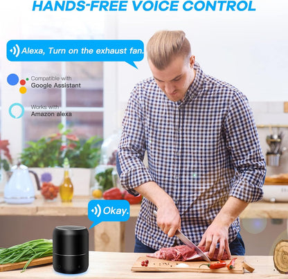 GreenSun WiFi Smart Socket, Smart Home Plug 16A, Energy Monitoring, Voice Control, Time Function, Compatible with Alexa & Google Home