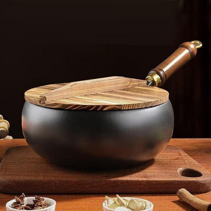 Generico Padella con coperchio, padella profonda - Padelle antiaderenti sicure riutilizzabili e padelle di frittura | Utensili da cucina e gadget per cucinare, cottura, salto, campeggio