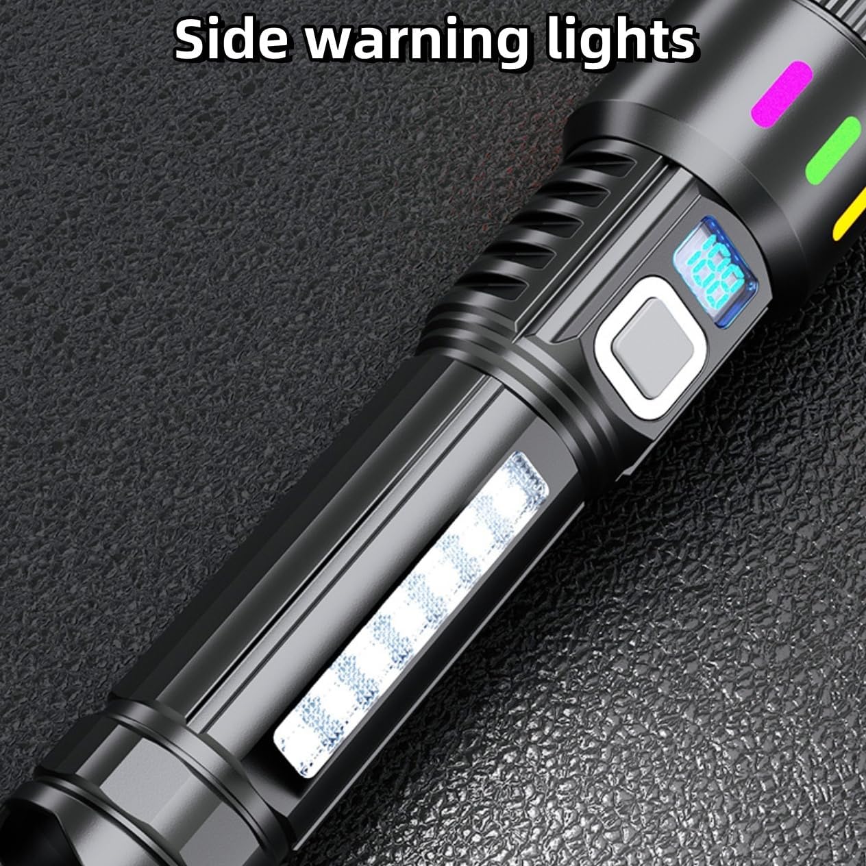 Rechargeable flashlights 10000 lumens, Handheld Tactical Torch, Led Flashlight for Home, Tactical Flashlight for Emergencies,4 Modes, IPX5 Waterproof, Super Bright Torch for Camping,Outdoor