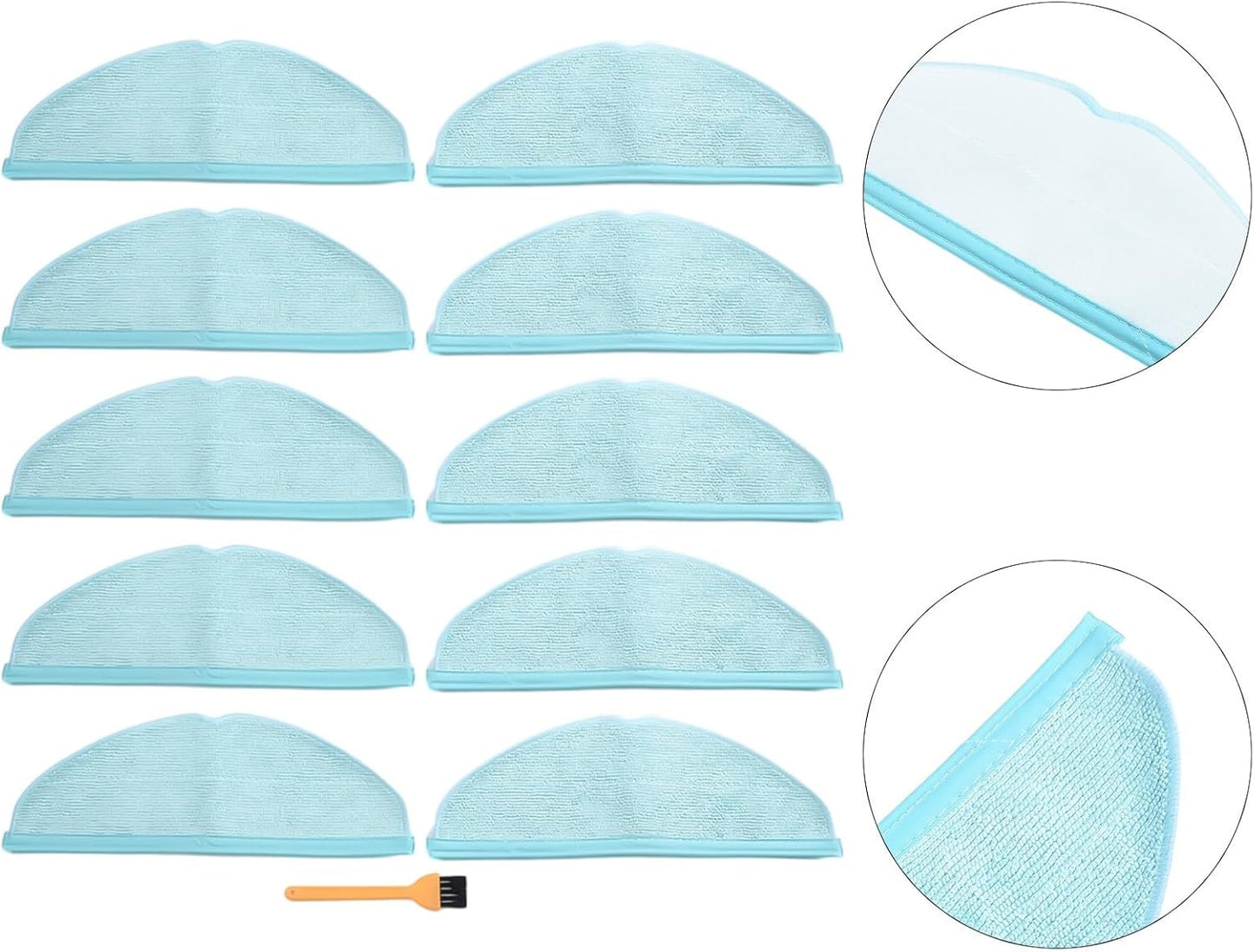 Salviette di ricambio in microfibra per Conga Series Model 8090 e per Ultra/9090 AI Robots Essential Cleaning Kit (10 pezzi)