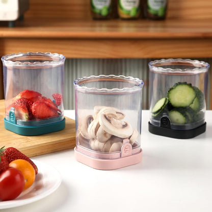 fxwtich Vegetable Slicer Fruit Cutter Dicer Easy Meal Prep Tool Time Energy Saver Multipurpose Green Kitchen Gadget Salad Chopper Pink