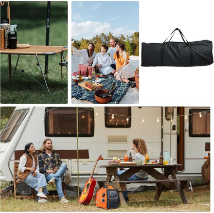 Heavy Duty Duffel Bag, Outdoor Gear Storage Bag, Oxford Cloth Tool Organizer for Camping, Hiking, Picnic, and Travel, Sturdy Design for All-Weather Use, Black, multi-coloured, us l/asia