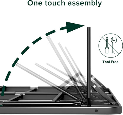 Zinus Full Bed Frame - SmartBase 14 Inch Deluxe Metal Bed Frame with Steel Slat Support - No Box Spring Needed, Tool-Free Assembly, Heavy Duty Platform Bed Frame with Underbed Storage Space, Full Size