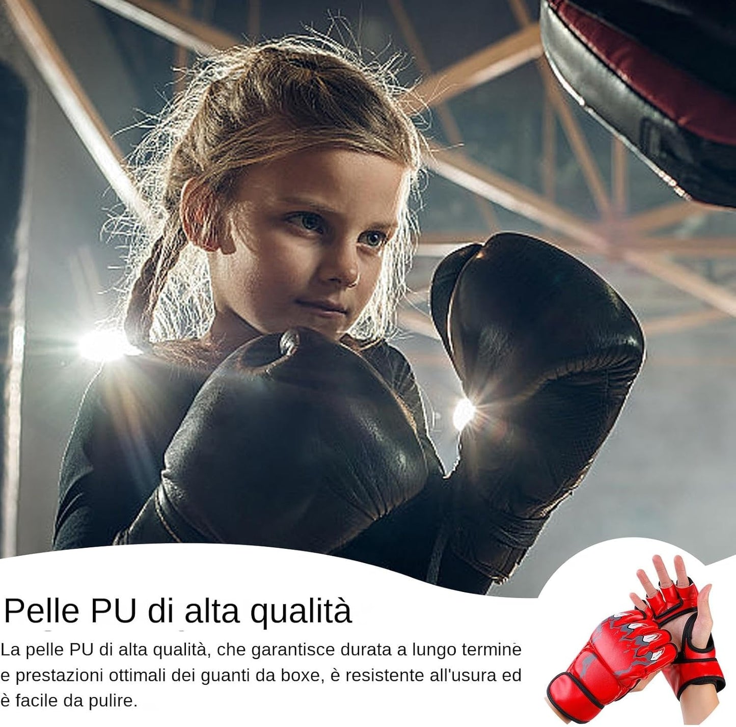 Boxing Gloves, Grappling Sparring Gloves, Half Finger Mitts, Adjustable Boxing Mitts, Wrist Support Gloves, Kickboxing Training Gloves, Cage Fighting Gloves, Punching Bag Workout Gear, Sparring Towing