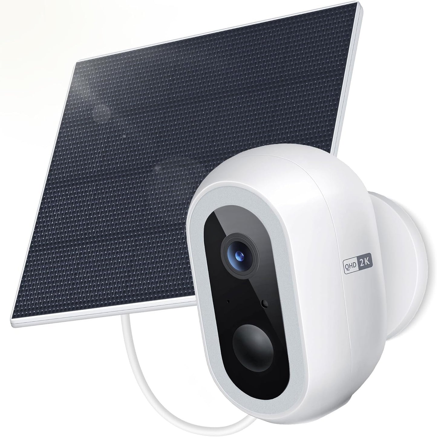 Laview 2K Solar Security Cameras Wireless Outdoor, Rechargeable Battery Wifi Cameras for Home Security with Spotlight Color Night Vision,Siren Alarm,AI Human Detection,IP65,2-Way Talk,Cloud/SD Storage