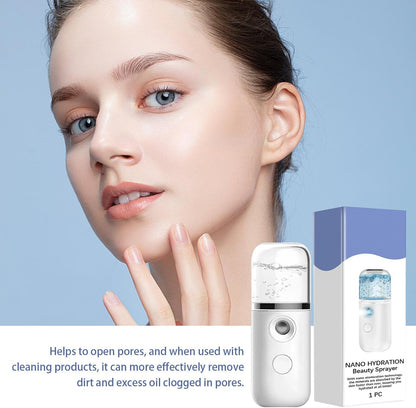 Steam Machine For Face, Facial Humidifier, Deep Cleansing Steamer, Hydrating Face Mist, Portable Facial Steamer, Skin Care Tool, Home Facial Spa, Skin Hydration Device, Compact Face Steamer, Facial