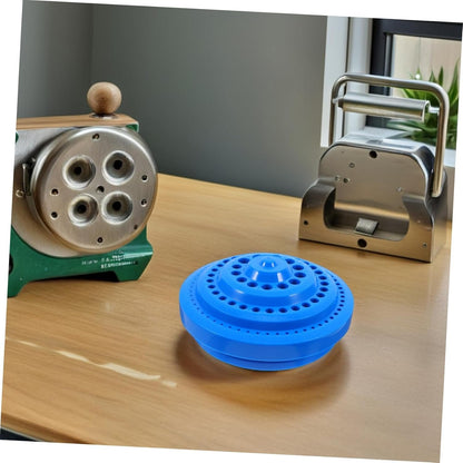 LALAFINA 1Pc 100 Blue Drill Bit Storage Organizer Tool Storage Case for Tidy Convenient Grinding Bits Holder for Efficient Workspace Organization