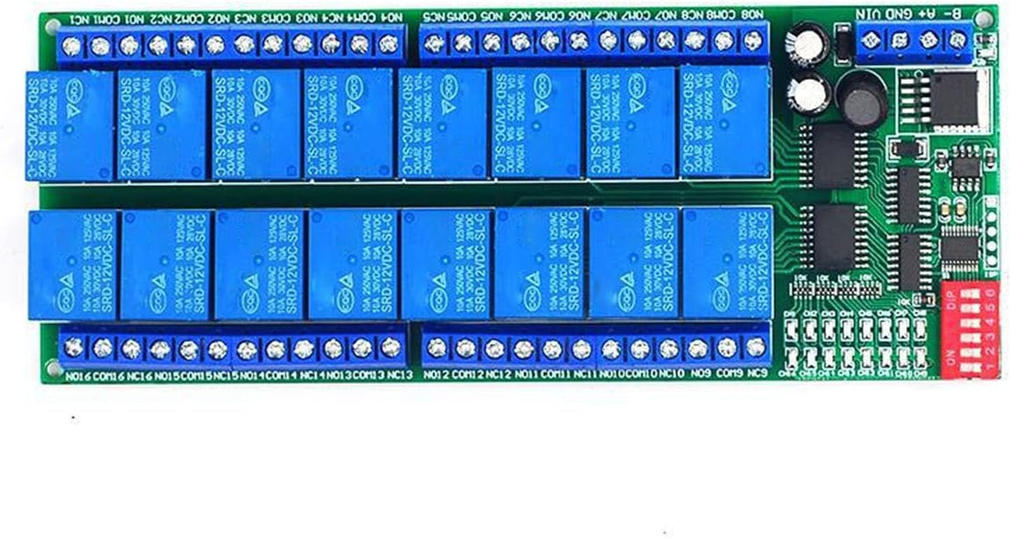 CHENZILIN RS485 Relays Module DC12V 32/16/8 Channel for Automation Home with RTU Control