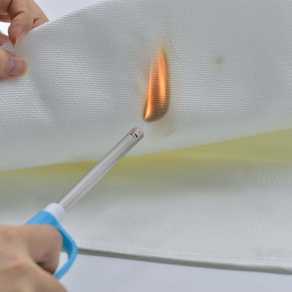 Fire Blanket for Home Emergency Survival – Fiberglass Sheet Suspend Fire Flames Suspension Prepared for Kitchen School Fireplace Grill Car Garage House Warehouse Camp RV Safety (2pcs-FireBlankets)