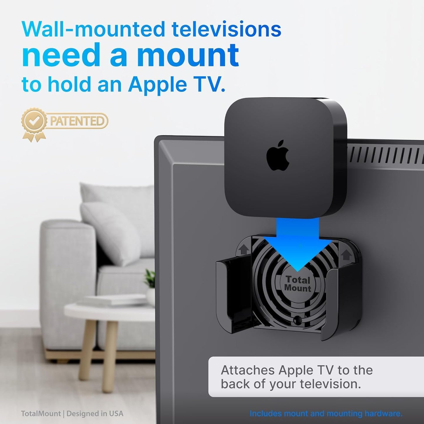 TotalMount 2449 TV Streaming Box Bracket Black