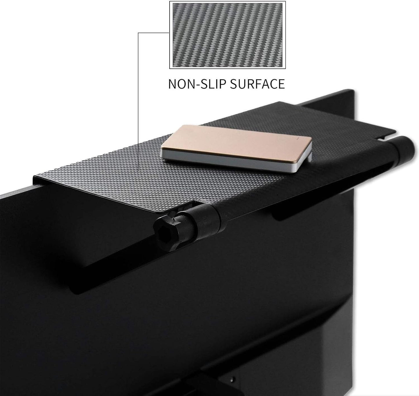 Screen Top Shelf TV Top Storageï¼ŒWide Platform Adjustable Screen Shelf ï¼ŒHolds Speaker, Streaming Device, Game Console, and More