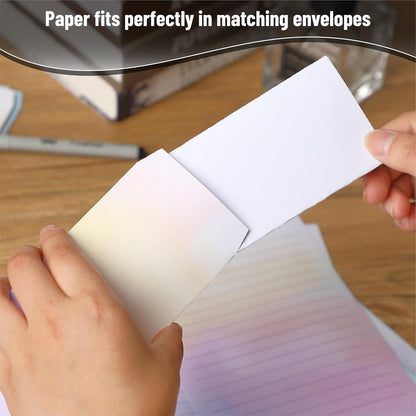 Mr. Pen- Stationery Writing Paper with Envelopes, 30 Letter Writing Paper with 18 Envelopes, Cute Stationary Set for Writing Letters, 8.18 x 5.5 Inch Stationary Paper and 6.55 x 3.2 Inch Envelopes