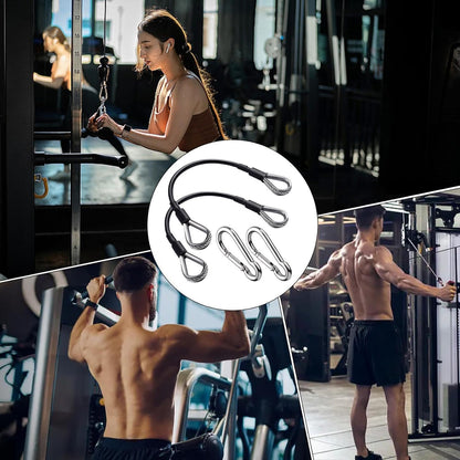 Fitness Extension Cable - 2X Home Gym Cable,Pulley System Fitness Cable, Fitness Pulley Cable, Gym Machine Extension Cables for Exercise Home Fitness
